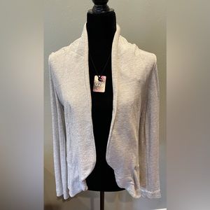 Love…ady, size medium sweatshirt, jacket, open front, long sleeves, bolero style